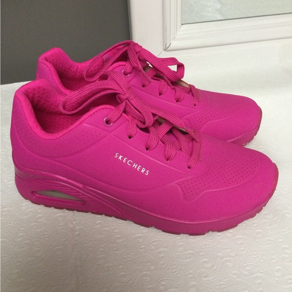 Skechers Street Los Angeles, Woman’s 8, Bright Pink - Picture 4 of 8